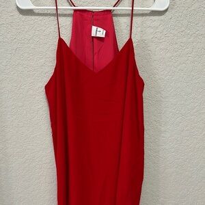 Red Sleeveless Top